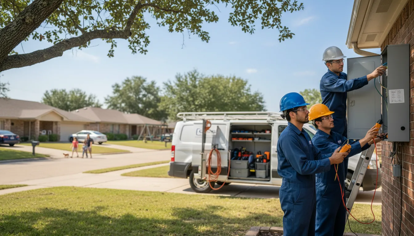 Certified electrician providing emergency electrical services in Horseshoe Bend, AR
